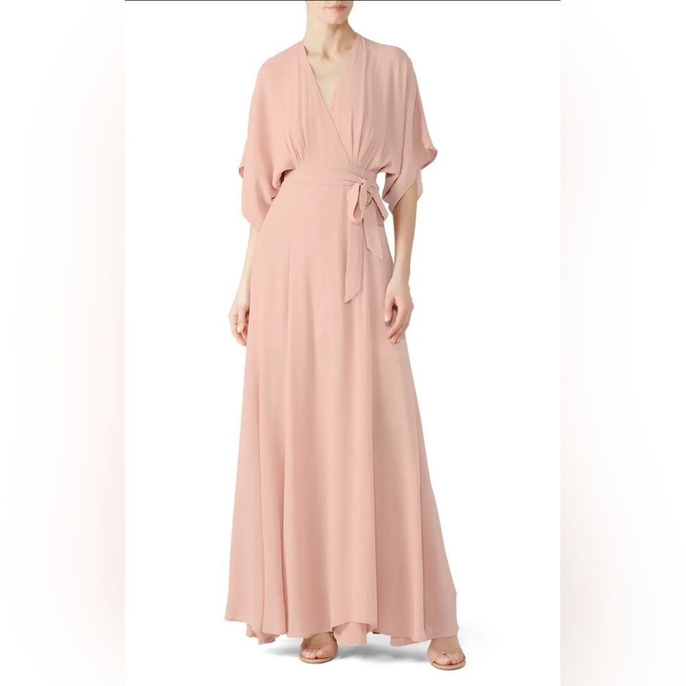 Reformation Winslow Dress Blush Pink Size Small